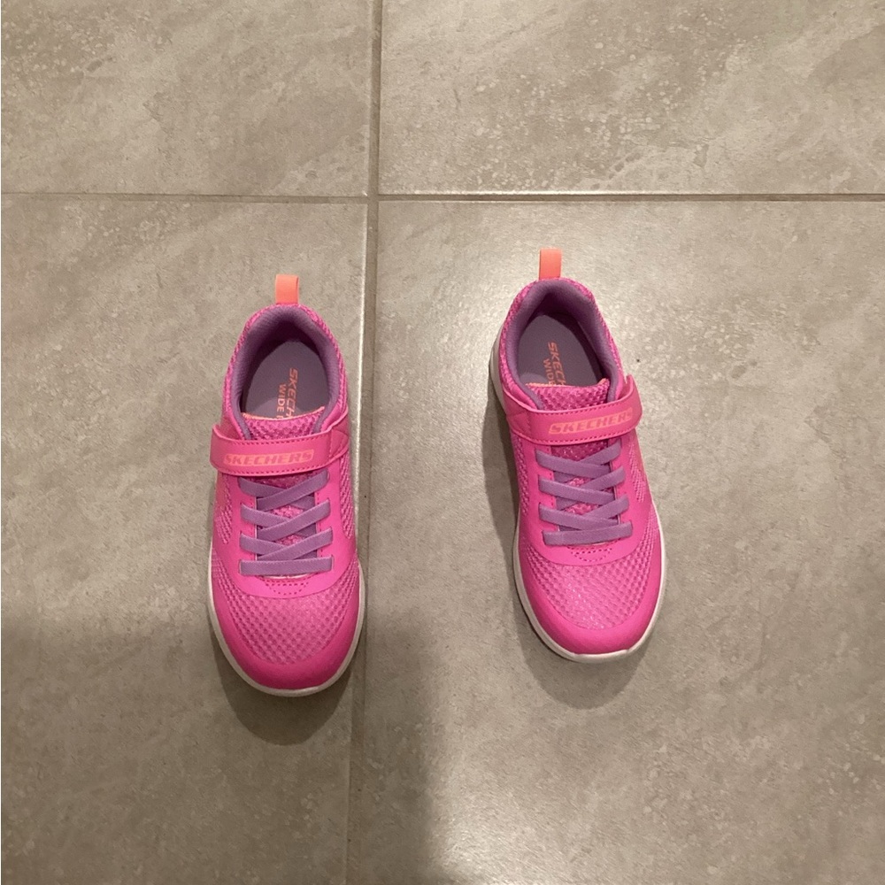 Skechers Kids Vibrant Pink Sneakers